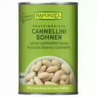 Weiße Cannellini Bohnen in der Dose