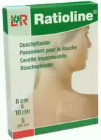Ratioline Aqua 5 Duschpflaster 8 X 10 cm 5 Stück