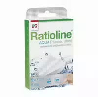 Ratioline Aqua Duschpflaster Plus 5x7 Cm Steril 5 St Pflaster