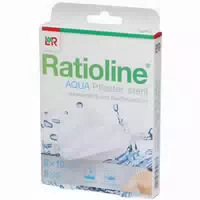 Ratioline Aqua Duschpflaster Plus 8x10 cm Steril 5 st Pflaster