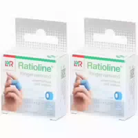 Ratioline Selbsthaftende Fingerverbindung 2,5cm X 4,5m Blau