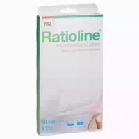 Ratioline Wundverband 10x20 cm Steril 5 st