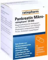 Pankreatin Mikro Ratiop 20000 50 Magensaftresistente Hartkapseln