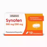 Synofen Mit Ibuprofen Und Paracetamol 10 St Filmtabletten