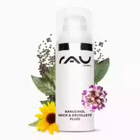 Rau Cosmetics Bakuchiol Neck & Dékolleté Fluid Straffende Anti Aging Pflege für Hals und Dekolleté
