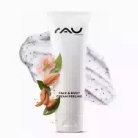 Rau Cosmetics Face & Body Cream Peeling Mechanische Tiefenreinigung Für Körper & Gesicht