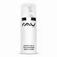 Rau Cosmetics White Tea & Silk Protein Night Care Reichhaltige Nachtcreme mit Seidenproteinen