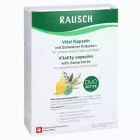 Rausch Vital Kapseln Mit Schweizer Kräutern 30x2 St Kapseln