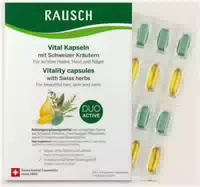 Rausch Vital Kapseln mit Schweizer Kräutern 30 X 2 Stück