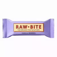 Rawbite Frucht & Nussriegel mit Vanille und Beeren