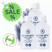 3x Gelenk Aktiv Tropfen für Hunde & Katzen 250ml 750 ml