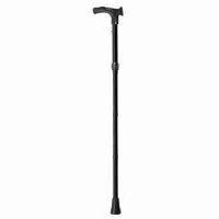 Rebotec Handy Anatomischer Gehstock Faltbar, Schwarz