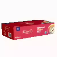 Recare Caramelos, Kondome Eugenol, Karamell Kondome, Längere 100 Kondome