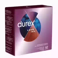 Love Mix 40 Kondome, 5 Sorten, Extra Feucht 40 Kondome 40 St