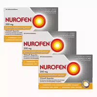 Nurofen 200 Mg Ibuprofen Lemon Dreierp 3x24 St