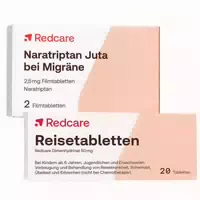 Redcare Naratriptan Juta bei Migräne 2,5mg Reisetabletten Dimenhydrinat 50 mg