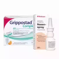 Redcare Xylo 0,1 % Nasenspray Grippostad Complex Schnelle Lösung bei Schnupfen und Erkältung