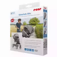 Reer Shinesafe Bite Sonnen und Insektenschutz für Kinderwagen