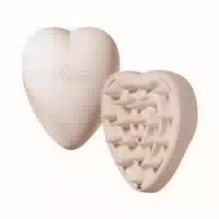 Refa Heart Brush For Scalp Rs Aq 1pc Mat Mocha