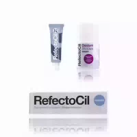Refectocil Wimpernfarbe Tiefblau 2 1 & Refectocil Oxidant Creme 3% & Refectocil Wimpernblättchen Set