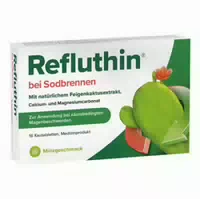 Refluthin bei Sodbrennen Kautabletten Minze