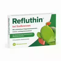 Refluthin bei Sodbrennen Minzgeschmack Schnelle Hilfe bei Reflux Schützt die Speiseröhre Gut Verträglich