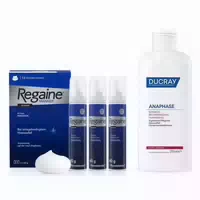 Regaine Männer Schaum 3x60 ml Ducray Anaphase Shampoo