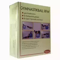 Gymnastikball Rehaforum 65 Cm Blau Metal 1 St