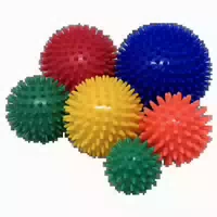 Igelball Set 6 | Blau, Rot, Orange, Gelb, 2 X Grün 6 st 6 st