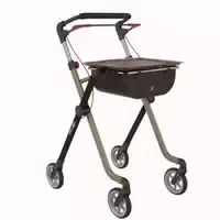 Rehasense Pixel Wohnraumrollator Schwarz Champagner