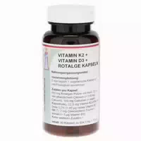 Vitamin K2 Vitamin D3 Rotalge Kapseln 90 St