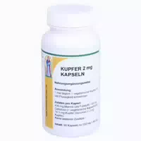Kupfer 2 mg Gluconat Kapseln 90 st