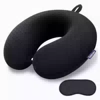 Nackenkissen Reisekissen Memory Foam Samtbezug Flugzeug Hell 1 st
