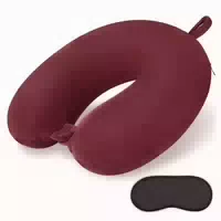 Memory Foam Reisekissen U Form mit Augenmaske für 1 st