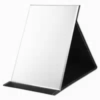 Reisespiegel Klappbar Makeup Tragbar Handheld Schwarz 21 5l 1 st