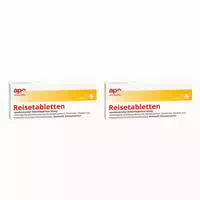 Reisetabletten Dimenhydrinat 50 mg Tabletten von Apodiscounter