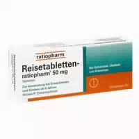 Reisetabletten Ratiopharmâ