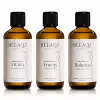 Relaqz Saunaaufguss Set Alkoholfrei – Vitality, Energy & Balance