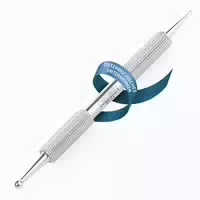 Akupressurstift 10 cm Edelstahl Ø 1 5 3 5 mm 1 st