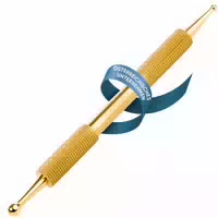 Akupressurstift 10cm Vergoldet Ø2 5 4 5 mm Edelstahl 1 st