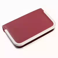 Etui Tara Echtes Leder Rot Leer 1 St