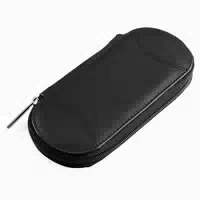 Etui Tellus Echtes Leder Schwarz Leer 1 st