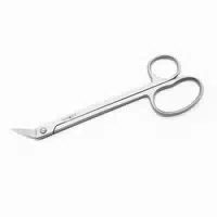 Remos Fußnagelschere mit Abgewinkelter Spitze aus Rostfreiem Edelstahl 18 cm