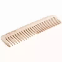 Remos Haarkamm aus Hochwertigem Heimischem Buchenholz 19 cm Mittel Feine Zahnung