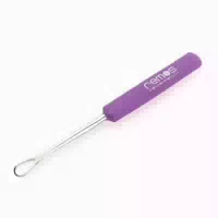 Ohrenschlinge Violettem Griff 7cm Edelstahl Rostfrei 1 St