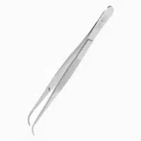 Pinzette Mit Führungsstift Gebogen Geriffelt 12 5 Cm 1 St