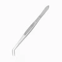 Pinzette Führungsstift Winkel Geriffelt Rostfrei 16cm 1 st