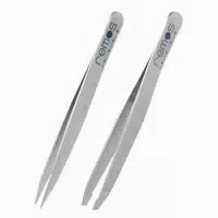 Pinzetten Set Edelstahl Satin 2 Teilig 1 st
