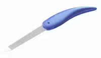 Remos Saphirnagelfeile Blau, Klappbar, Doppelseitig, für Reise & Maniküre