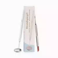 Zahnverfärbungsradierer Mit Plaqueentferner Dentalspiegel Set 1 St